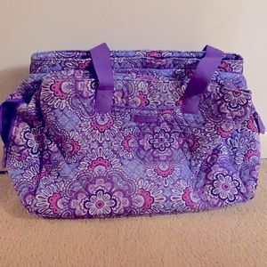 Vera Bradley Weekend Bag in Lilac Tapestry